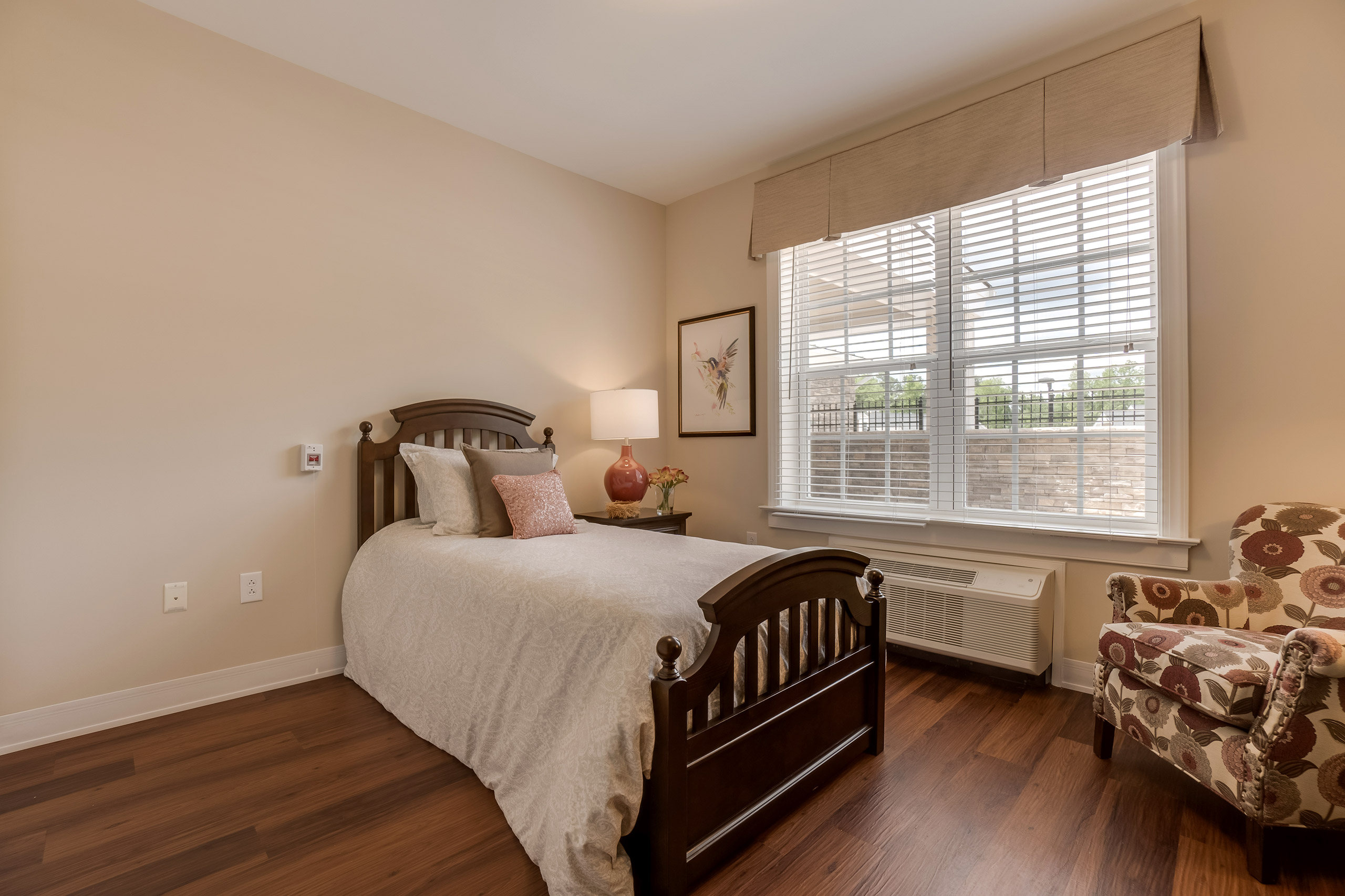 A spacious one-bedroom unit in Assisted Living in Richmond